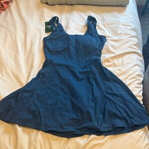 HALARA Women's Navy Mini Dress softly zero airy